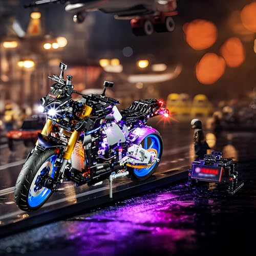 BRIKSMAX 42159 Led Licht für Yamaha MT-10 SP - Kompatibel Mit Technic Bausteinen Modell - Ohne Lego Set von BRIKSMAX