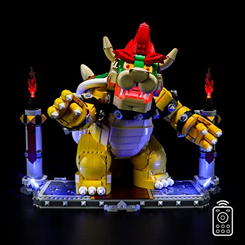 BRIKSMAX 71411 Led Licht für Lego Der mächtige Bowser - Compatible with Lego Super Mario Bausteinen Modell - Ohne Lego Set von BRIKSMAX