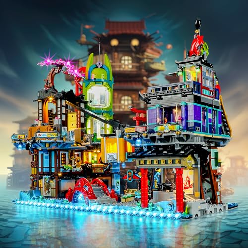 BRIKSMAX 71799 Led Licht für Lego Die Märkte von NINJAGO City - Compatible with Lego NINJAGO Bausteinen Modell - Ohne Lego Set BRIKSMAX 71799 Led Licht für Lego Die Märkte von NINJAGO City - Compatible with Lego NINJAGO Bausteinen Modell - Ohne Lego Set von BRIKSMAX