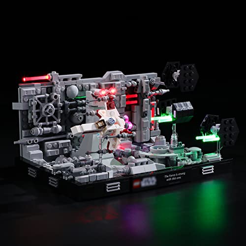 BRIKSMAX 75329 Led Beleuchtungsset für Lego Death Star Trench Run Diorama - Compatible with Lego Star Wars Bausteinen Modell - Ohne Lego Set von BRIKSMAX