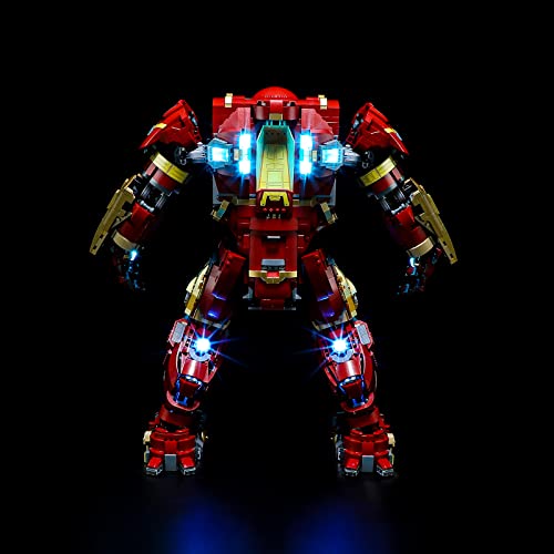 BRIKSMAX 76210 Led Licht für Lego Hulkbuster - Compatible with Lego Marvel Bausteinen Modell - Ohne Lego Set von BRIKSMAX