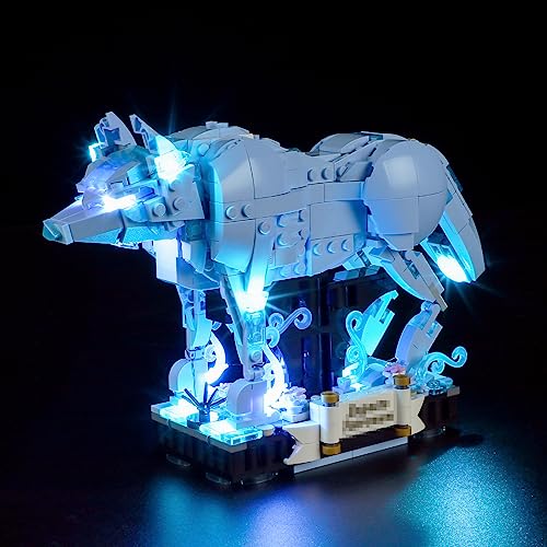 BRIKSMAX 76414 Led Licht für Lego Expecto Patronum (Wolf) - Compatible with Lego Harry Potter Bausteinen Modell - Ohne Lego Set von BRIKSMAX