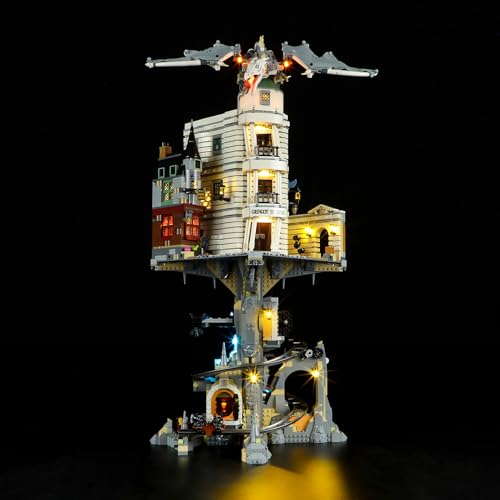 BRIKSMAX 76417 Led Licht für Lego Gringotts Zaubererbank – Sammleredition - Compatible with Lego Harry Potter Bausteinen Modell - Ohne Lego Set von BRIKSMAX