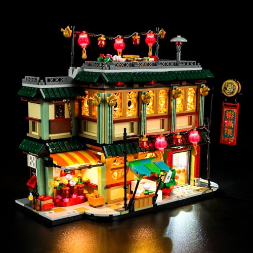 BRIKSMAX 80113 Led Licht für Lego Familientreffen - Compatible with Lego Spring Festival Bausteinen Modell - Ohne Lego Set BRIKSMAX 80113 Led Licht für Lego Familientreffen - Compatible with Lego Spring Festival Bausteinen Modell - Ohne Lego Set von BRIKSMAX
