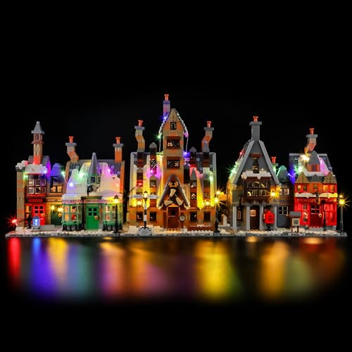 BRIKSMAX LED Beleuchtung für Lego Harry Potter Dorf Hogsmeade – Sammleredition 76457,kompatibles Licht Set für Bausteine - Ohne Lego Set von BRIKSMAX