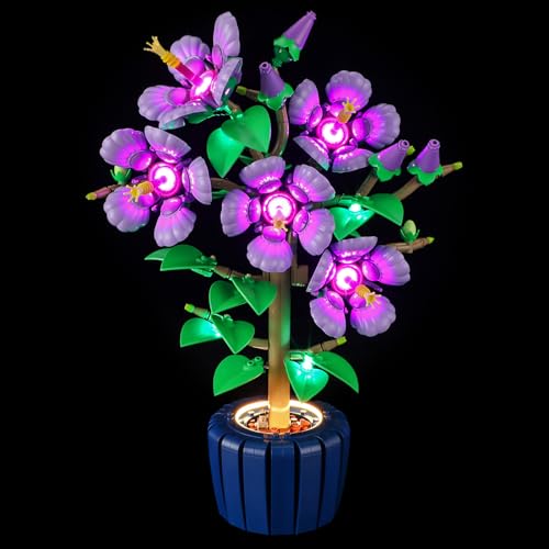 BRIKSMAX LED Beleuchtung für Lego Hibiskus 10372,kompatibles Licht Set für Bausteine - Ohne Lego Set,Premium Deko licht für Modellbau für Home Deko,Geschenk für Erwachsene von BRIKSMAX
