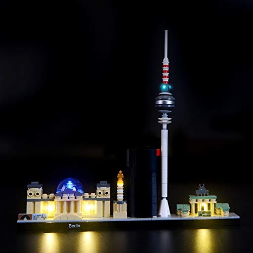 BRIKSMAX Led Beleuchtungsset für Architecture Berlin Skyline Sammlungsset, Kompatibel Mit Lego 21027 Bausteinen Modell - Ohne Lego Set BRIKSMAX Led Beleuchtungsset für Architecture Berlin Skyline Sammlungsset, Kompatibel Mit Lego 21027 Bausteinen Modell - Ohne Lego Set von BRIKSMAX