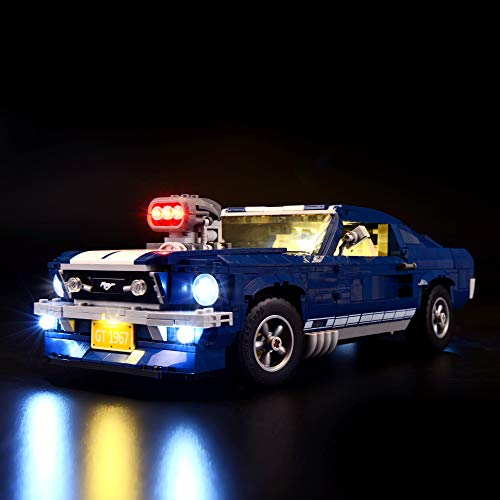 BRIKSMAX Led Beleuchtungsset für Ford Mustang, Kompatibel Mit Lego 10265 Bausteinen Modell - Ohne Lego Set… von BRIKSMAX