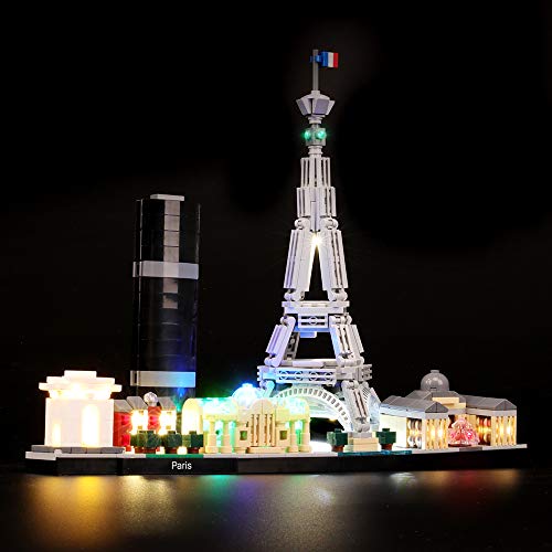 BRIKSMAX Led Beleuchtungsset für Lego Architecture Paris, Kompatibel Mit Lego 21044 Bausteinen Modell - Ohne Lego Set von BRIKSMAX