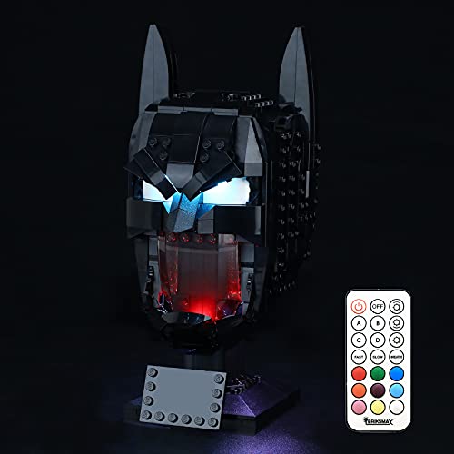 BRIKSMAX Led Beleuchtungsset für Lego Batman Helm Bauset - Compatible with Lego 76182 Bausteinen Modell - Ohne Lego Set von BRIKSMAX
