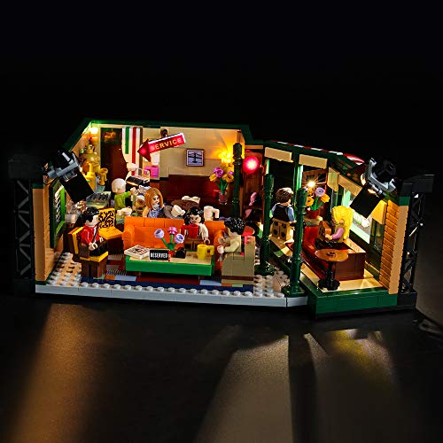 BRIKSMAX Led Beleuchtungsset für Lego Central Perk Friends,Kompatibel Mit Lego 21319 Bausteinen Modell - Ohne Lego Set von BRIKSMAX