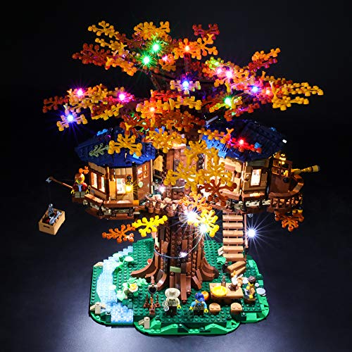 BRIKSMAX Led Beleuchtungsset für Lego Ideas Baumhaus,Kompatibel Mit Lego 21318 Bausteinen Modell - Ohne Lego Set von BRIKSMAX