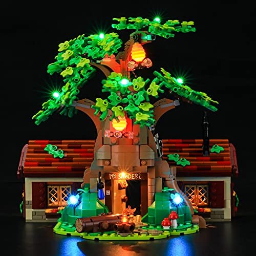 BRIKSMAX Led Beleuchtungsset für Lego Ideas Winnie The Pooh - Compatible with Lego 21326 Bausteinen Modell - Ohne Lego Set（Fernbedienungsversion） von BRIKSMAX