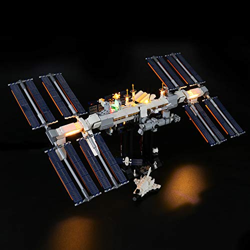 BRIKSMAX Led Beleuchtungsset für Lego Internationale Raumstation,Kompatibel Mit Lego 21321 Bausteinen Modell -Ohne Lego Set von BRIKSMAX