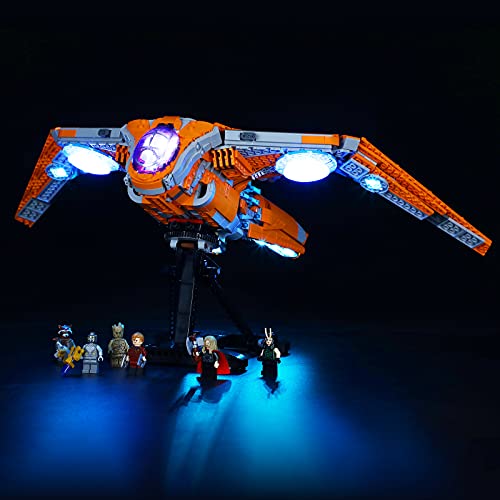 BRIKSMAX Led Beleuchtungsset für Lego Marvel Raumschiff aus Guardians of The Galaxy - Compatible with Lego 76193 Bausteinen Modell - Ohne Lego Set von BRIKSMAX