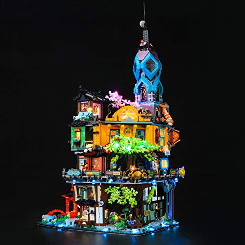 BRIKSMAX Led Beleuchtungsset für Lego NINJAGO NINJAGO Stadtgärten - Compatible with Lego 71741 Bausteinen Modell - Ohne Lego Set BRIKSMAX Led Beleuchtungsset für Lego NINJAGO NINJAGO Stadtgärten - Compatible with Lego 71741 Bausteinen Modell - Ohne Lego Set von BRIKSMAX