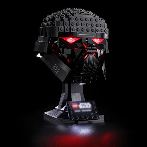 BRIKSMAX Led Beleuchtungsset für Lego Star Wars Dark Trooper Helm - Compatible with Lego 75343 Bausteinen Modell - Ohne Lego Set von BRIKSMAX