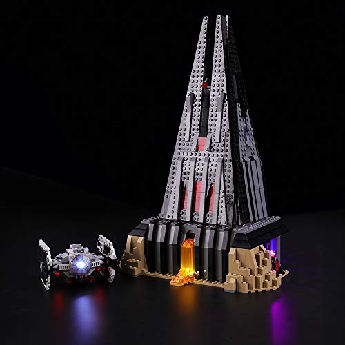 BRIKSMAX Led Beleuchtungsset für Lego Star Wars Darth Vader's Castle, Kompatibel Mit Lego 75251 Bausteinen Modell - Ohne Lego Set von BRIKSMAX