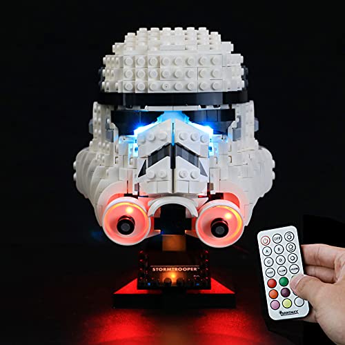 BRIKSMAX Led Beleuchtungsset für Lego Star Wars Stormtrooper Helmet - Compatible with Lego 75276 Bausteinen Modell - Ohne Lego Set von BRIKSMAX