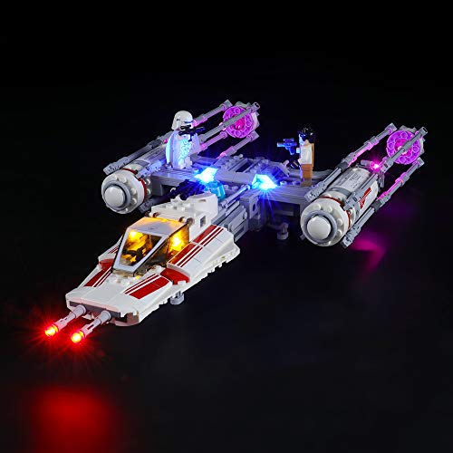 BRIKSMAX Led Beleuchtungsset für Lego Star Wars Widerstands Y-Wing Starfighter,Kompatibel Mit Lego 75249 Bausteinen Modell - Ohne Lego Set von BRIKSMAX