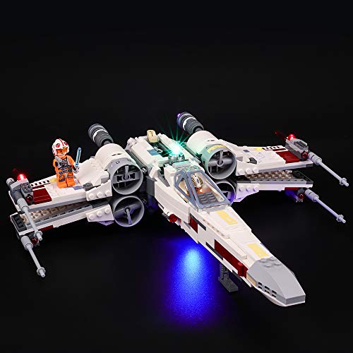 BRIKSMAX Led Beleuchtungsset für Lego Star Wars X-Wing Starfighter, Kompatibel Mit Lego 75218 Bausteinen Modell - Ohne Lego Set von BRIKSMAX