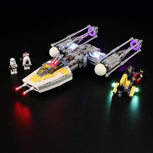 BRIKSMAX Led Beleuchtungsset für Lego Star Wars Y-Wing Starfighter, Kompatibel Mit Lego 75172 Bausteinen Modell - Ohne Lego Set von BRIKSMAX