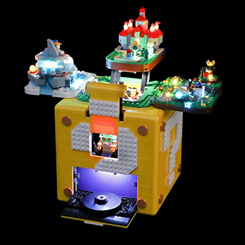 BRIKSMAX Led Beleuchtungsset für Lego Super Mario Super Mario 64 Question Mark Block - Compatible with Lego 71395 Bausteinen Modell - Ohne Lego Set von BRIKSMAX
