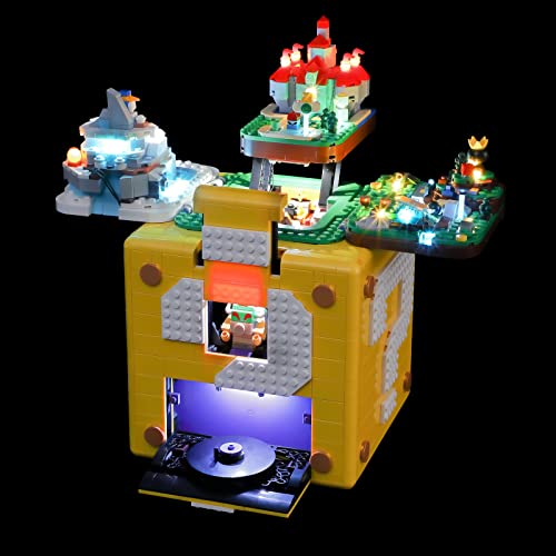 BRIKSMAX Led Beleuchtungsset für Lego Super Mario Super Mario 64 Question Mark Block - Compatible with Lego 71395 Bausteinen Modell - Ohne Lego Set BRIKSMAX Led Beleuchtungsset für Lego Super Mario Super Mario 64 Question Mark Block - Compatible with Lego 71395 Bausteinen Modell - Ohne Lego Set von BRIKSMAX