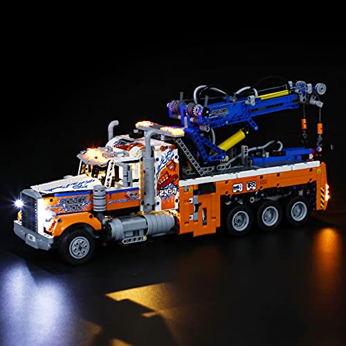 BRIKSMAX Led Beleuchtungsset für Lego Technic Schwerlast-Abschleppwagen - Compatible with Lego 42128 Bausteinen Modell - Ohne Lego Set von BRIKSMAX