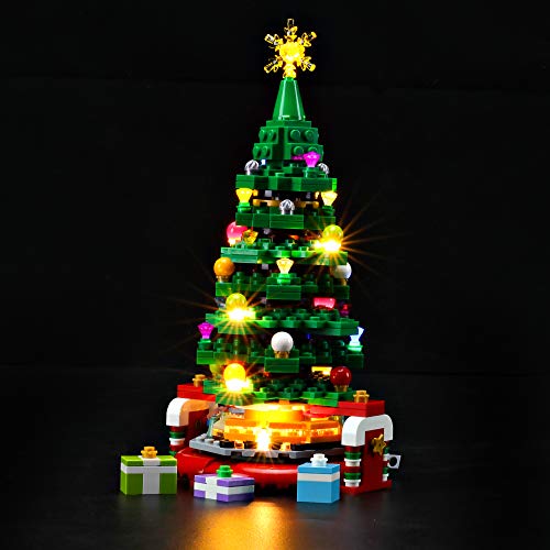 BRIKSMAX Led Beleuchtungsset für Lego Weihnachtsbaum,Kompatibel Mit Lego 40338 Bausteinen Modell - Ohne Lego Set von BRIKSMAX