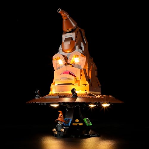 BRIKSMAX Led Licht für Lego Der Sprechende Hut 76429 - Compatible with Lego Harry Potter Bausteinen Modell - Ohne Lego Set von BRIKSMAX