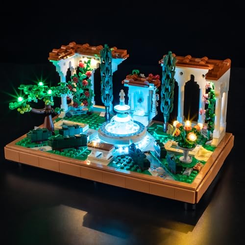 BRIKSMAX Led Licht für Lego Fountain Garden 10359 - Compatible with Lego Icons Bausteinen Modell - Ohne Lego Set von BRIKSMAX