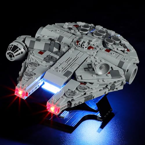 BRIKSMAX Led Licht für Lego Millennium Falcon 75375 - Compatible with Lego Star Wars Bausteinen Modell - Ohne Lego Set von BRIKSMAX