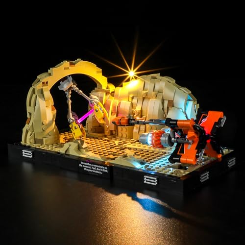 BRIKSMAX Led Licht für Lego Podrennen in Mos Espa – Diorama 75380 - Compatible with Lego Star Wars Bausteinen Modell - Ohne Lego Set von BRIKSMAX