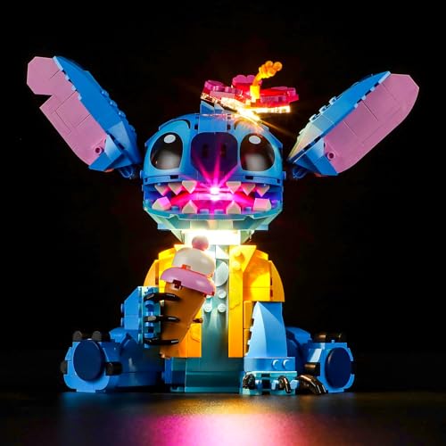 BRIKSMAX Led Licht für Lego Stitch 43249 - Compatible with Lego Disney Bausteinen Modell - Ohne Lego Set von BRIKSMAX