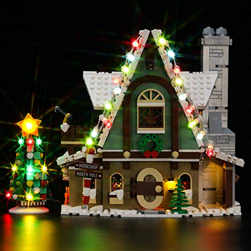 BRIKSMAX Led Lighting Kit für Lego Saisonal Elf Clubhouse, Led Light Set Add-on für Lego Set 10275(Nicht Beinhaltet Lego Model)… von BRIKSMAX