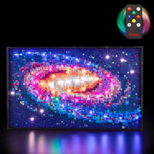 BRIKSMAX Licht für Die Milchstraßen-Galaxie（Fernbedienungsversion） 31212 - Compatible with Lego Art Bausteinen Modell - Ohne Lego Set von BRIKSMAX