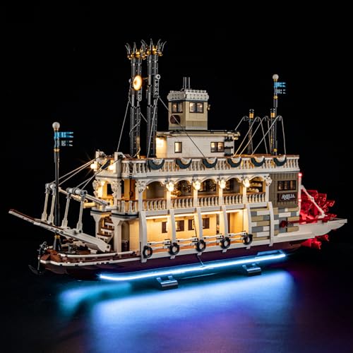 BRIKSMAX Licht für Flussraddampfer 21356 - Compatible with Ideas Bausteinen Modell - Ohne Set BRIKSMAX Licht für Flussraddampfer 21356 - Compatible with Ideas Bausteinen Modell - Ohne Set von BRIKSMAX