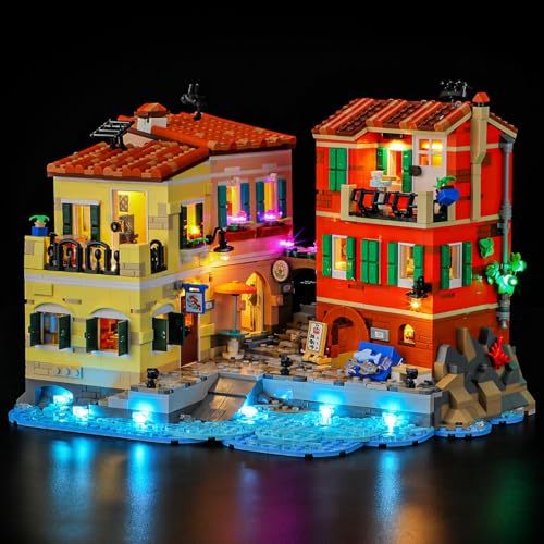 BRIKSMAX Licht für LEGO Die Italienische Riviera 21359 - Compatible with Ideas Bausteinen Modell - Ohne Lego Set von BRIKSMAX