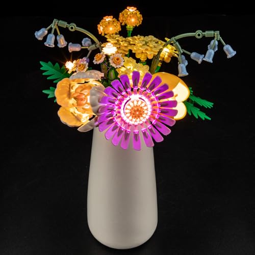 BRIKSMAX Licht für Lego Kleiner Sommerstrauß 10347 - Compatible with The Botanical Collection Bausteinen Modell - Ohne Lego Set von BRIKSMAX