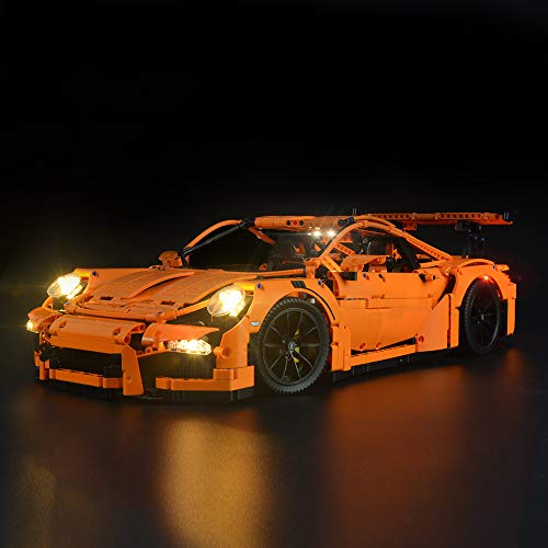 BRIKSMAX Technic 911 GT3 RS Led Beleuchtungsset - Kompatibel Mit Lego 42056 Bausteinen Modell - Ohne Lego Set BRIKSMAX Technic 911 GT3 RS Led Beleuchtungsset - Kompatibel Mit Lego 42056 Bausteinen Modell - Ohne Lego Set von BRIKSMAX