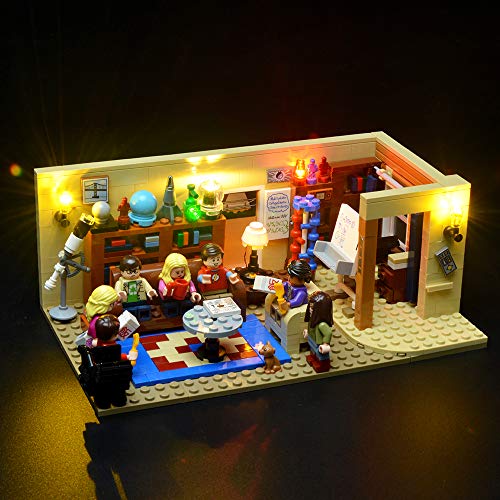 BRIKSMAX Led Beleuchtungsset für The Big Bang Theory, Kompatibel Mit Lego 21302 Bausteinen Modell - Ohne Lego Set von BRIKSMAX