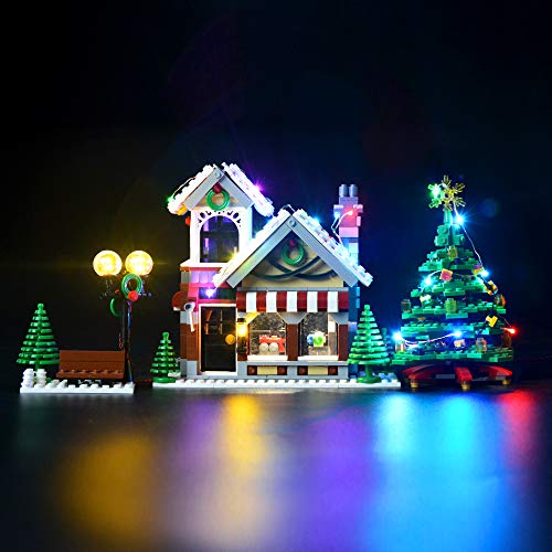 BRIKSMAX Led Beleuchtungsset für Weihnachtlicher Spielzeugladen, Kompatibel Mit Lego 10249 Bausteinen Modell - Ohne Lego Set von BRIKSMAX