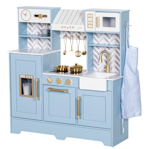 BRINJOY kinderküche, Spielküche Kinder Küche mit Backofen, Herd, Spüle, Schürze, Eismaschine, Kochgeschirr,Spielzeug Küche Set für Kleinkind Mädchen Jungen Alter 3+ BRINJOY kinderküche, Spielküche Kinder Küche mit Backofen, Herd, Spüle, Schürze, Eismaschine, Kochgeschirr,Spielzeug Küche Set für Kleinkind Mädchen Jungen Alter 3+ von BRINJOY