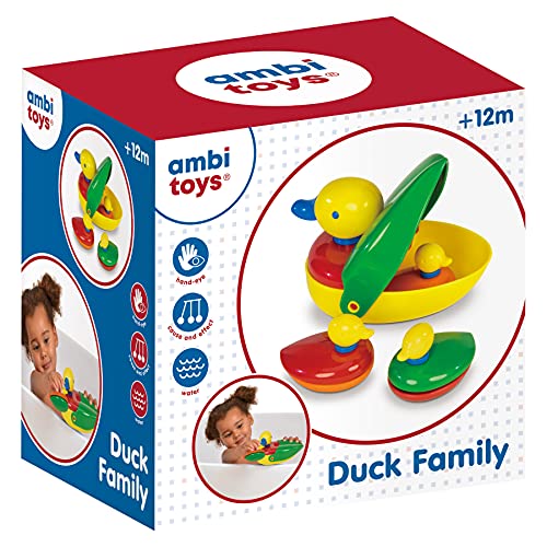 Ambi Toys, Duck Family, Bath Duck Toy for Babies, Ages 12 Months Plus von Ambi Toys