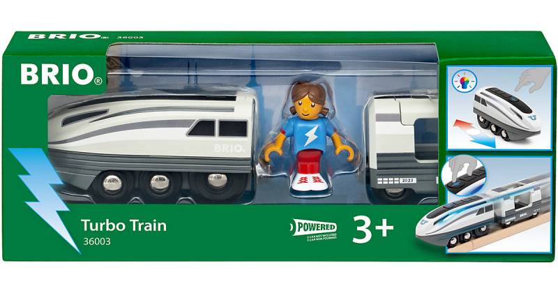 36003 BRIO Turbo-Zug -  Batteriebetriebener Spielzeugzug Kinder ab 3 Jahren  Kinder von BRIO