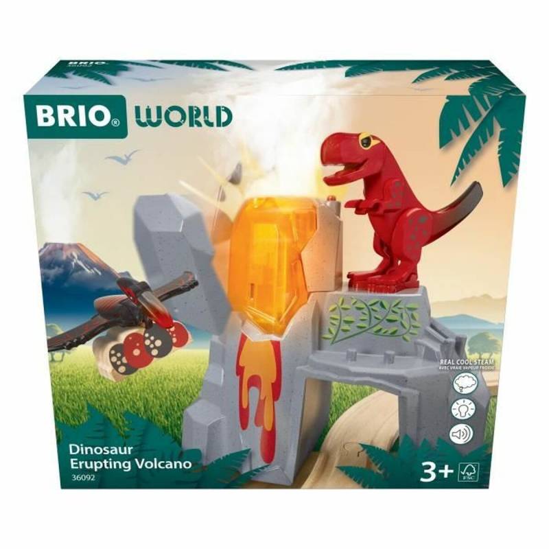 Actionfiguren Brio 36092 Dinosaur Erupting Volcano von BRIO