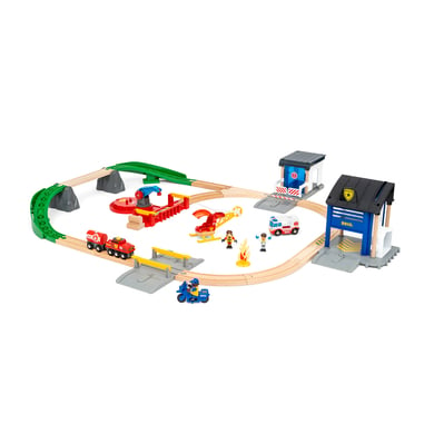 BRIO® Polizei und Feuerwehr Set Deluxe von BRIO