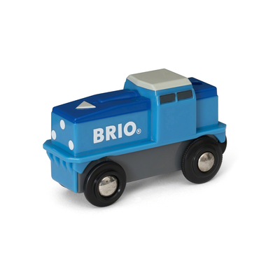 BRIO® WORLD Blaue Batterie - Frachtlok 33130 von BRIO