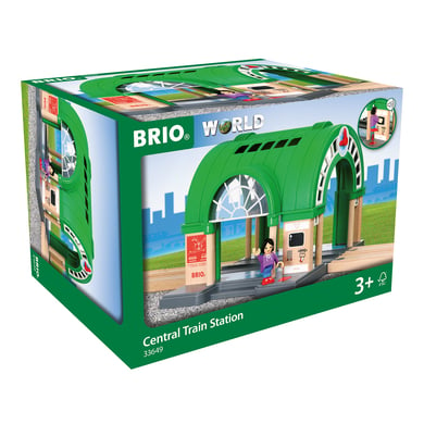 BRIO® WORLD Großer Hauptbahnhof mit Ticketautomat 33649 von BRIO